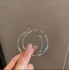 Bông Tai Khoen Tròn Trơn Basic