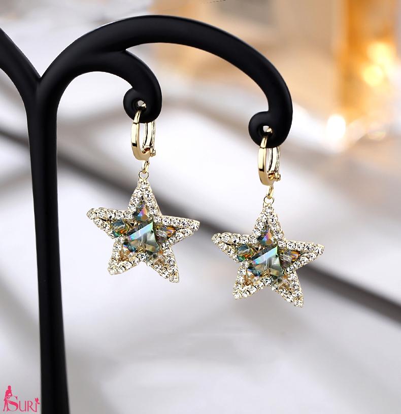 Bông Tai Khoen Ngôi Sao Loang Màu