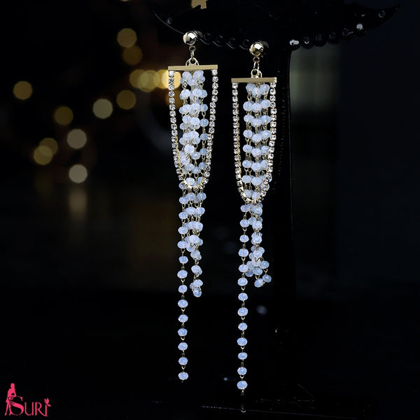 Bông Tai Tòn Teng Tua Rua Pha Lê