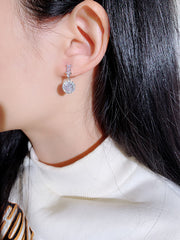 Bông Tai Tòn Teng Đá Siêu Xinh