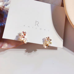 Bông Tai Tòn Teng Hoa Xà Cừ 3 Kiểu Dáng