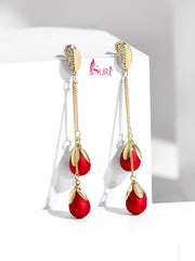 Bông Tai Tòn Teng 2 Nụ Ngọc Trai Nữ Tính