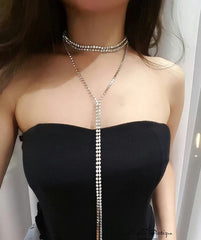 Dây đeo cổ đá dài 2 vòng