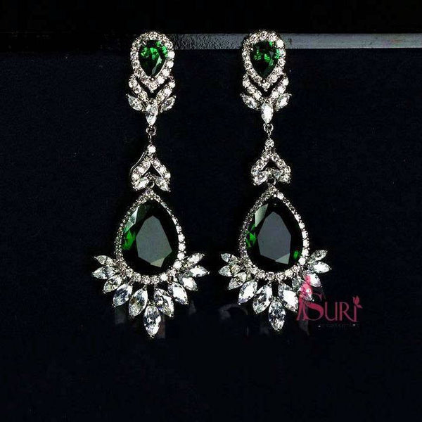 Bông Tai Tòn Teng Đính Đá Swarovski