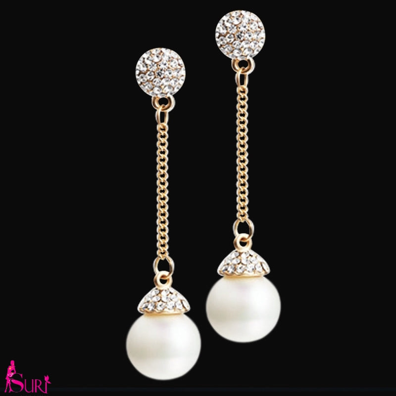 Bông Tai Tòn Teng Ngọc Trai 1 Sợi