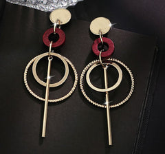 Bông tai khoen tròn tòn teng