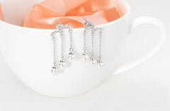 Bông tai tòn teng cao cấp dễ thương