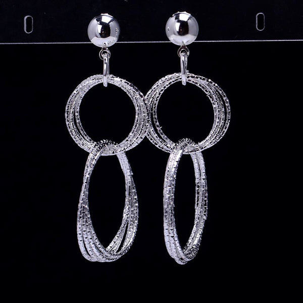 Bông tai tòn teng khoen đôi