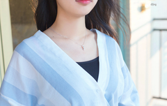Dây chuyền bạc hình mèo xinh xắn