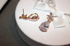 Bông tai đá hình giọt nước cao cấp