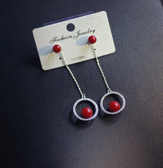 Bông tai tòn teng ngọc trai cao cấp