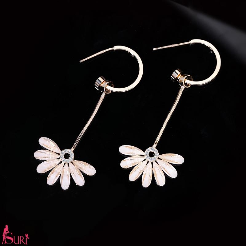 Bông Tai Tòn Teng Khoen Cánh Hoa Cúc