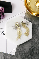 Bông tai tua rua sao vàng