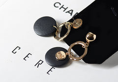 Bông Tai Tòn Teng Khoen Phối Gỗ