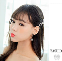 Bông tai tòn teng hạt châu