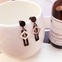 Bông Tai Tòn Teng Hình Chữ Nhật