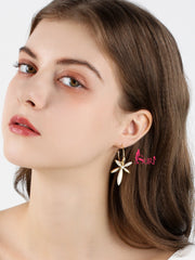 Bông Tai Tòn Teng Khoen Hoa 6 Cánh Nhiều Kiểu Lạ Mắt Cho Nữ