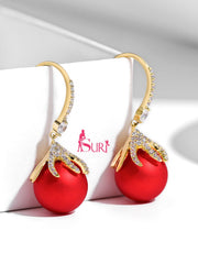 Bông Tai Nụ Ngọc Trai Dạng Móc Nhiều Màu