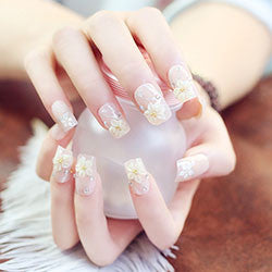 Móng Giả Đính Hoa Nạm Đá