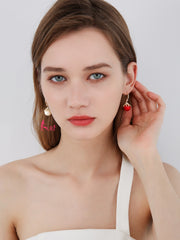 Bông Tai Nụ Ngọc Trai Dạng Móc Nhiều Màu