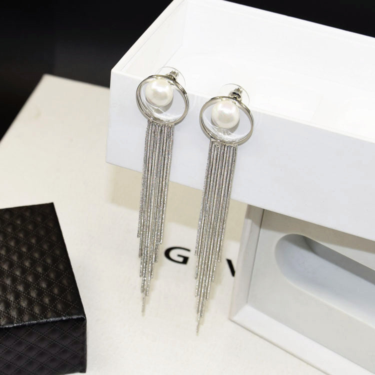 Bông Tai Tua Rua Khoen Ngọc Trai