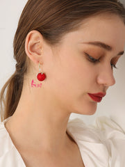 Bông Tai Tòn Teng Ngọc Trai Hoa Đá Dạng Móc