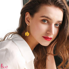 Bông Tai Tòn Teng Hoa Vàng