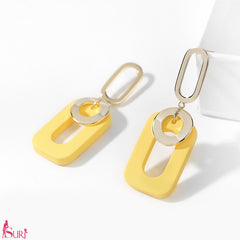 Bông Tai Tòn Teng Hình Chữ Nhật Màu