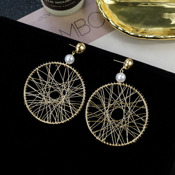 Bông Tai Tòn Teng Khoen Tròn Rẻ Quạt