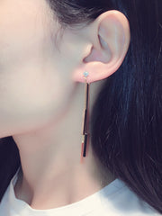 Bông Tai Tòn Teng Vàng Đen Ba Sợi