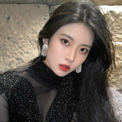 Bông Tai Tòn Teng Tua Rua Siêu Sang Chảnh