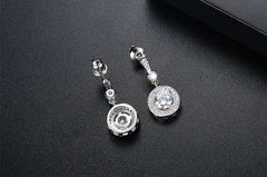 Bông Tai Tòn Teng Đính Đá Tròn