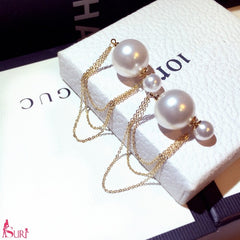 Bông Tai Dior Ngọc Trai Tòn Teng
