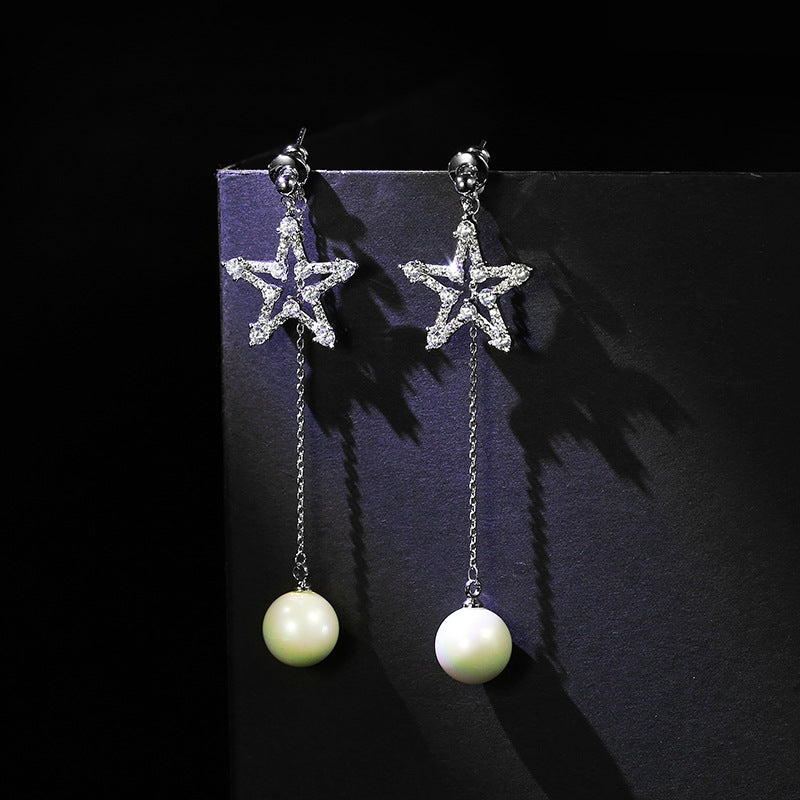 Bông tai ngôi sao ngọc trai