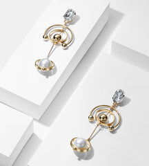 Bông tai tòn teng nhiều lớp