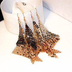 Bông tai tòn teng vẩy tròn