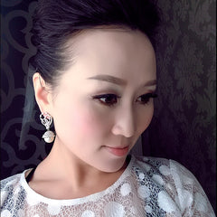 Bông tai ngọc trai cánh bướm sang trọng