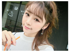 Bông tai tòn teng khoen tròn