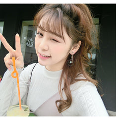 Bông tai tòn teng khoen tròn