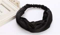 Khăn Turban Voan Trơn - Màu Đen