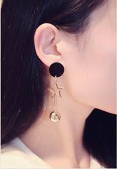 Bông tai tòn teng bất đối xứng ngôi sao