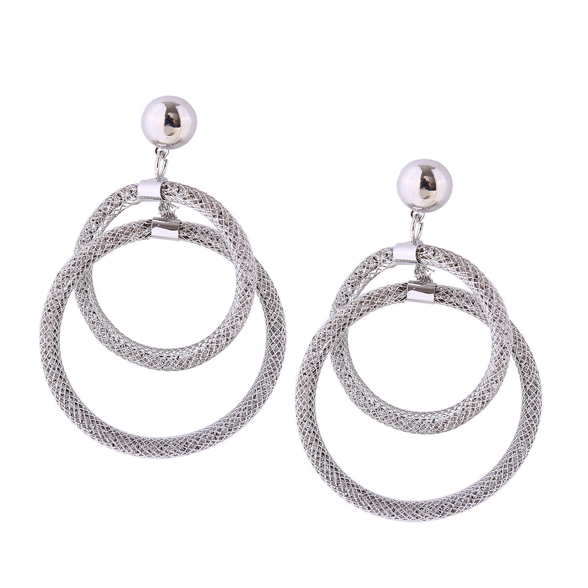 Bông Tai Khoen Lưới Đôi