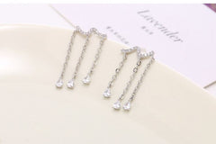 Bông tai tòn teng cao cấp dễ thương