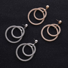 Bông Tai Khoen Lưới Đôi