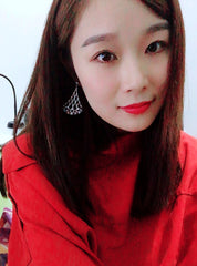 Bông Tai Tòn Teng Đá Hình Tháp