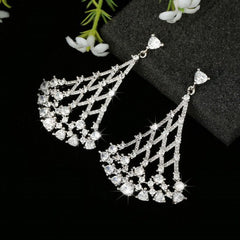 Bông Tai Tòn Teng Đá Hình Tháp