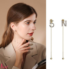 Bông Tai Bất Đối Xứng Tòn Teng N5