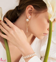 Bông Tai Dior Ngọc Trai Tòn Teng
