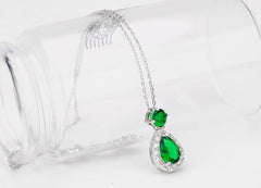 Dây Chuyền Bạc Đính Kim Cương Dễ Thương