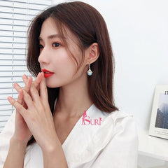 Bông Tai Nụ Ngọc Trai Dạng Móc Nhiều Màu